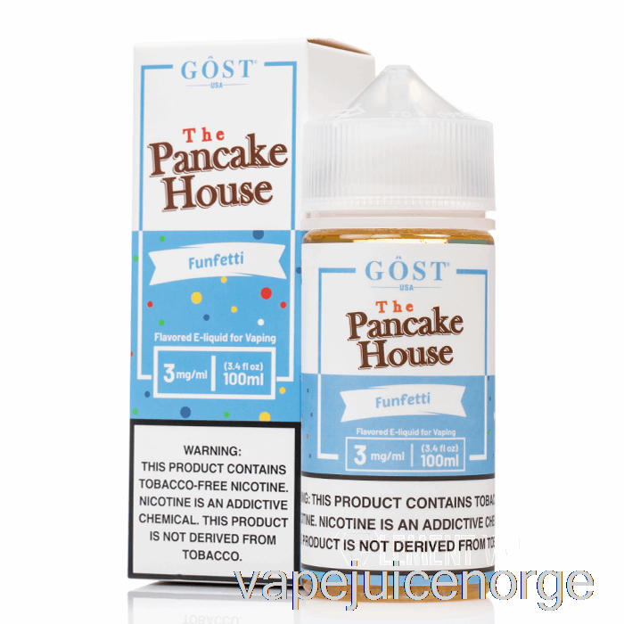 Vape Juice Funfetti - Pannekakehuset - Gost Vapor - 100ml 6mg